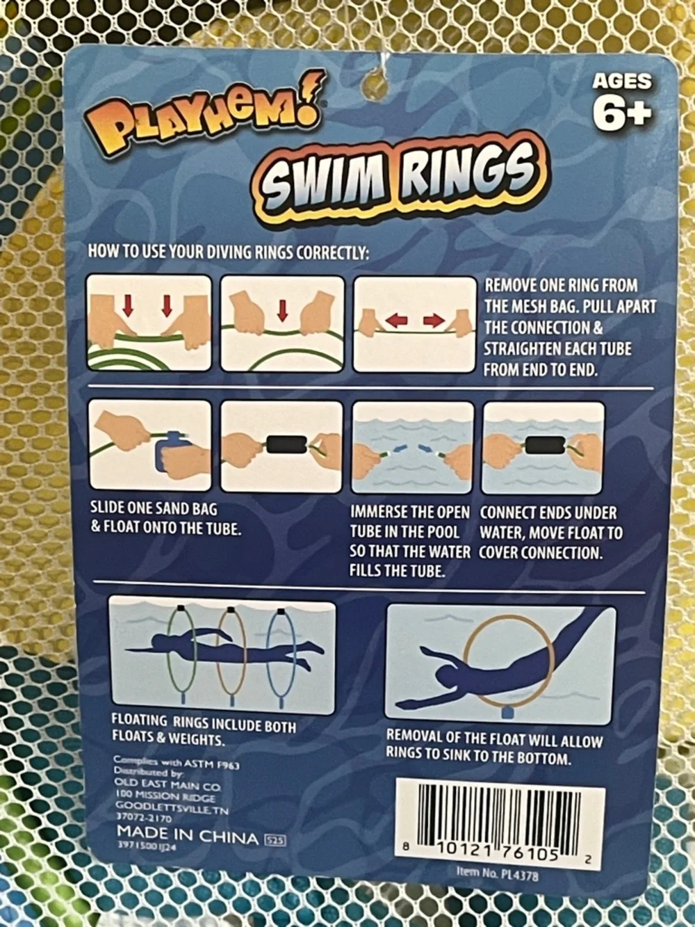 POOL 3 swim rings from Playhem